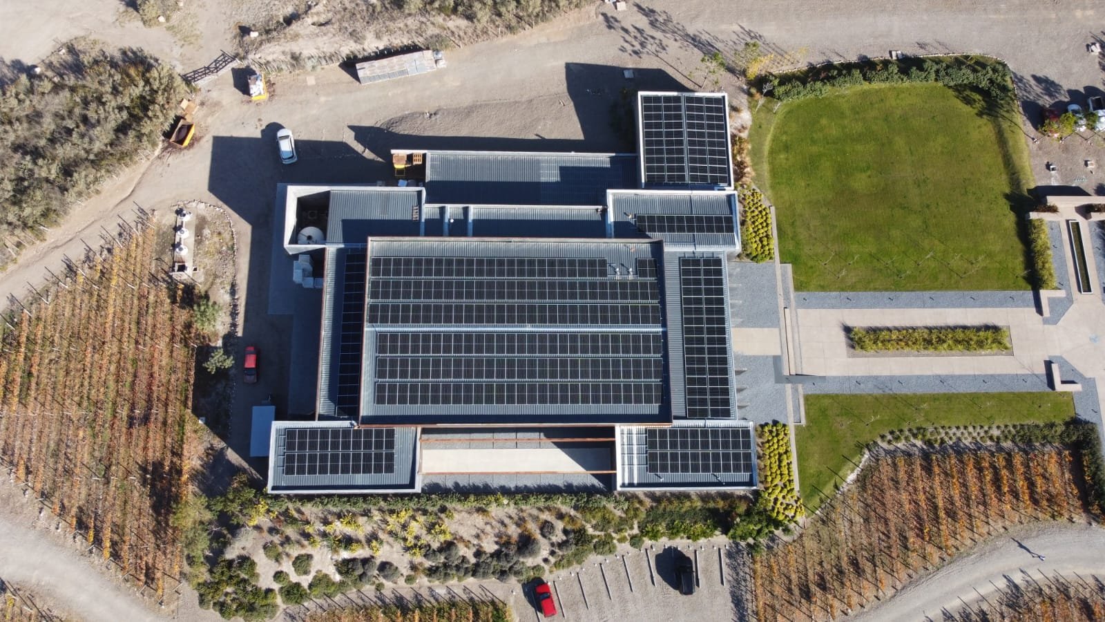 Sistema FV On-Grid en Bodega